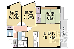 間取図画像 3LDK
