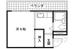 NorteMu1 1Kの間取図画像