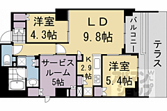 物件の間取り