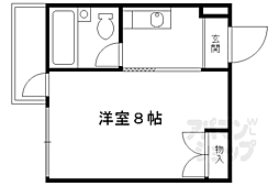 メゾンフレンド 1Kの間取図画像