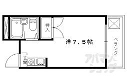 フローレンス2 1Kの間取図画像