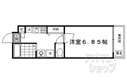 EastField 1Kの間取図画像