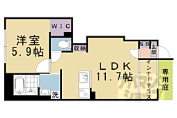 仮称)京都市山科区椥辻新築アパート 1階/101