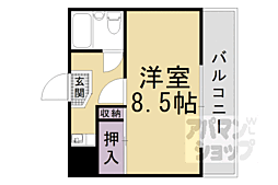 ピアッツア・アルテ 1Kの間取図画像