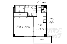 京都市営烏丸線 烏丸御池駅 徒歩8分 2階/-