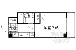 ルックウィン・洛南 1Kの間取図画像