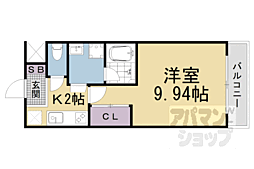 MUSE 1Kの間取図画像