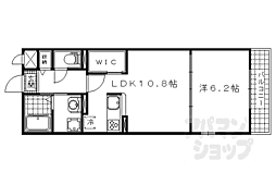 ラヴィータ 1LDKの間取図画像