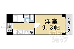 レジデンス 1Kの間取図画像