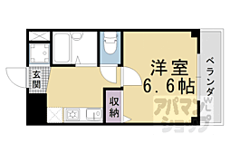 APT小野 1Kの間取図画像