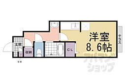 ロハスK ワンルームの間取図画像