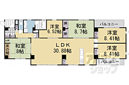 アムールさの 5LDKの間取図画像