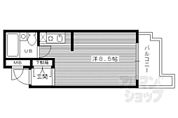 シティマンションレオマツモト ワンルームの間取図画像