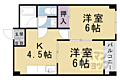 メゾン竹生2階4.5万円