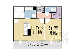 ハイドンホーフ 1LDKの間取図画像