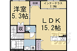 ユーフォリア 1LDKの間取図画像