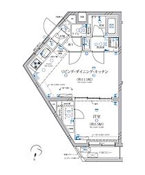 間取図画像 1LDK