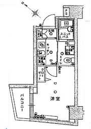 東武東上線 北池袋駅 徒歩10分の賃貸マンション 9階1Kの間取り