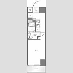 藤和シティスクエア練馬 1Kの間取図画像