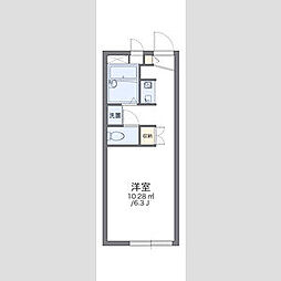 レオパレスエノモト 1Kの間取図画像
