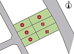 売土地　加西市北条町古坂　3区画