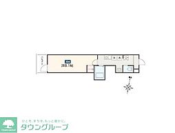 クラブレジデンス東青梅 304 3階1Kの間取り