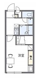 レオパレスパテル 1Kの間取図画像