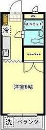 ジュネスサイト 1Kの間取図画像