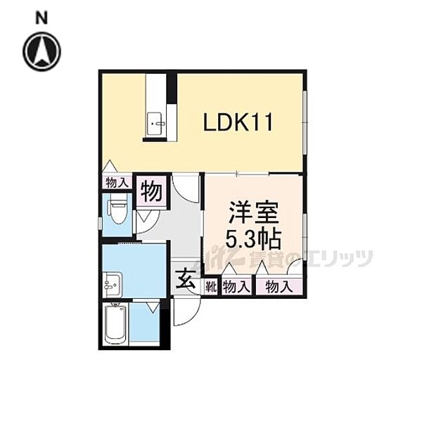 アガーペかなはし 105｜奈良県橿原市曲川町4丁目(賃貸アパート1LDK・1階・41.70㎡)の写真 その2