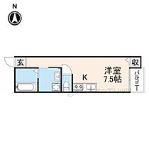 奈良県奈良市富雄北1丁目（賃貸アパート1R・2階・23.40㎡） その2