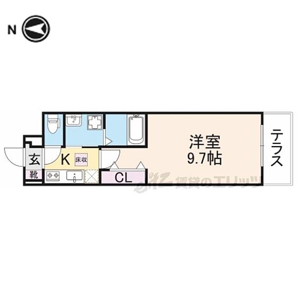 アンジュ　ド　ボヌール　香里園 106｜大阪府枚方市南中振2丁目(賃貸アパート1K・1階・28.87㎡)の写真 その2