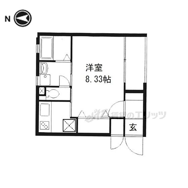 奈良県奈良市今小路町(賃貸マンション1K・1階・28.23㎡)の写真 その2