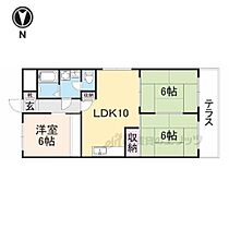 第6サンコウヒルズ西館 102 ｜ 奈良県生駒市小平尾町（賃貸マンション3LDK・1階・59.40㎡） その2