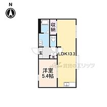 エクセルハイツ　B棟 101 ｜ 奈良県奈良市南紀寺町1丁目（賃貸アパート1LDK・1階・42.00㎡） その2