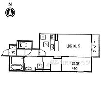 ミランジュエル 103 ｜ 奈良県北葛城郡広陵町大字三吉元赤部方（賃貸アパート1LDK・1階・41.52㎡） その2