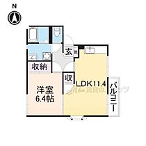 奈良県生駒市辻町（賃貸アパート1LDK・2階・43.00㎡） その2