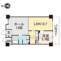 グリュックメゾン西大寺 503 ｜ 奈良県奈良市西大寺北町1丁目（賃貸マンション1LDK・5階・60.43㎡） その2