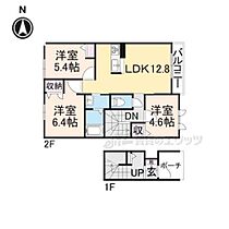 奈良県北葛城郡広陵町平尾（賃貸アパート3LDK・2階・67.55㎡） その2