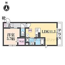 ベルヴェール 105 ｜ 奈良県奈良市大森町（賃貸アパート1LDK・1階・41.59㎡） その1