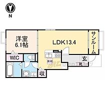 東辻アパートII 103 ｜ 奈良県御所市大字東辻（賃貸アパート1LDK・1階・50.01㎡） その2