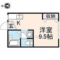 奈良県橿原市新賀町（賃貸アパート1R・1階・19.62㎡） その2