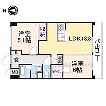 サンビレッジＮＡＲＡ 103 ｜ 奈良県磯城郡田原本町三笠（賃貸マンション2LDK・1階・58.24㎡） その2