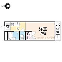 奈良県奈良市西大寺北町1丁目（賃貸マンション1K・2階・19.00㎡） その2