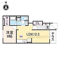 奈良県橿原市東坊城町（賃貸アパート1LDK・1階・46.83㎡） その2