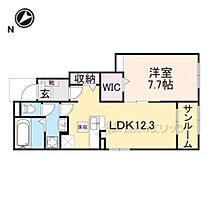 奈良県宇陀市大宇陀拾生（賃貸アパート1LDK・1階・50.14㎡） その2