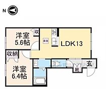 奈良県橿原市五条野町（賃貸アパート2LDK・1階・53.15㎡） その2