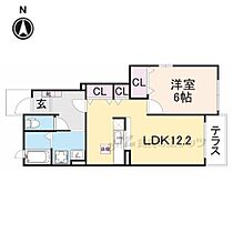 奈良県大和高田市曽大根1丁目（賃貸アパート1LDK・1階・45.72㎡） その2