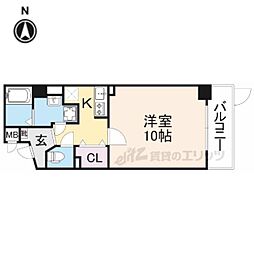 大東ビル 1Kの間取図画像