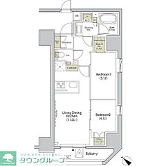 物件の間取り
