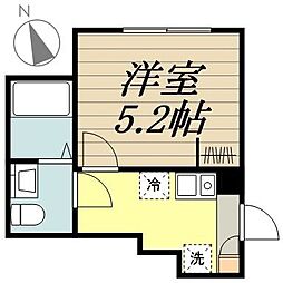 フェリーチェ荻窪F 1Kの間取図画像